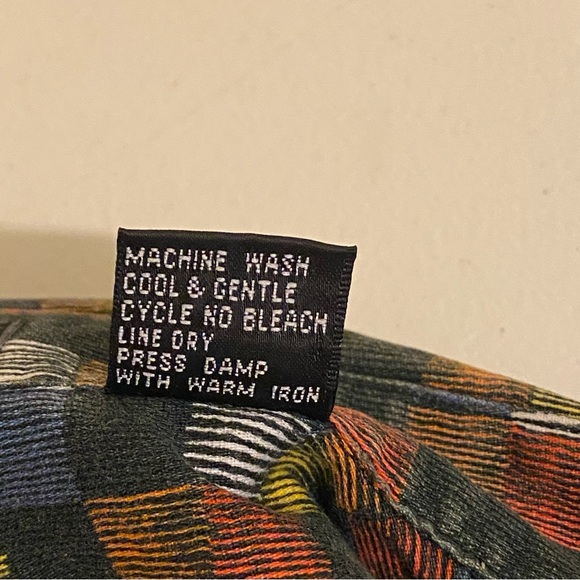 Riscatto Shirt Mens Size L Multicolor Geometric Short Sleeve Button Up - Picture 11 of 13